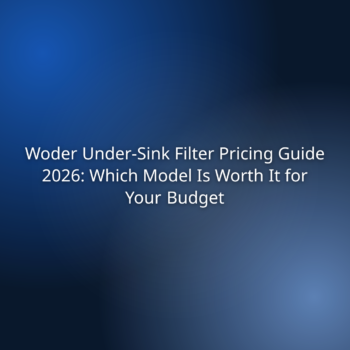 Woder Under-Sink Filter Pricing Guide 2026: Which Model Is Worth It for Your Budget