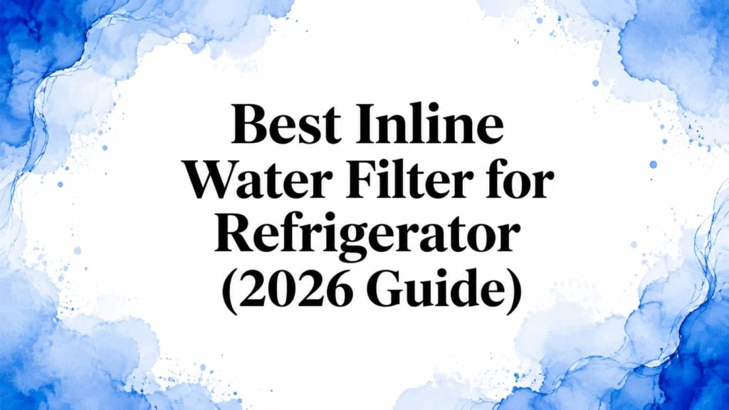 Best Inline Water Filter for Refrigerator (2026 Guide)