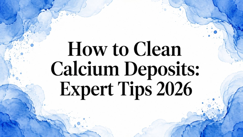 How to Clean Calcium Deposits: Expert Tips 2026