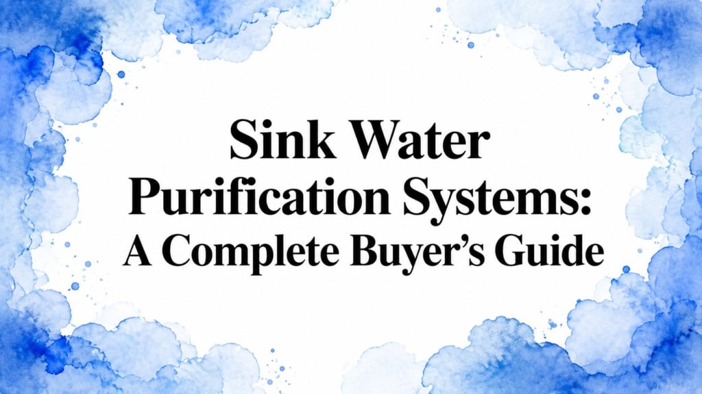 Sink Water Purification Systems: A Complete Buyer’s Guide