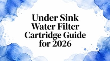 Under Sink Water Filter Cartridge Guide for 2026