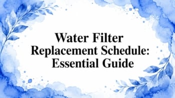Water Filter Replacement Schedule: Essential Guide