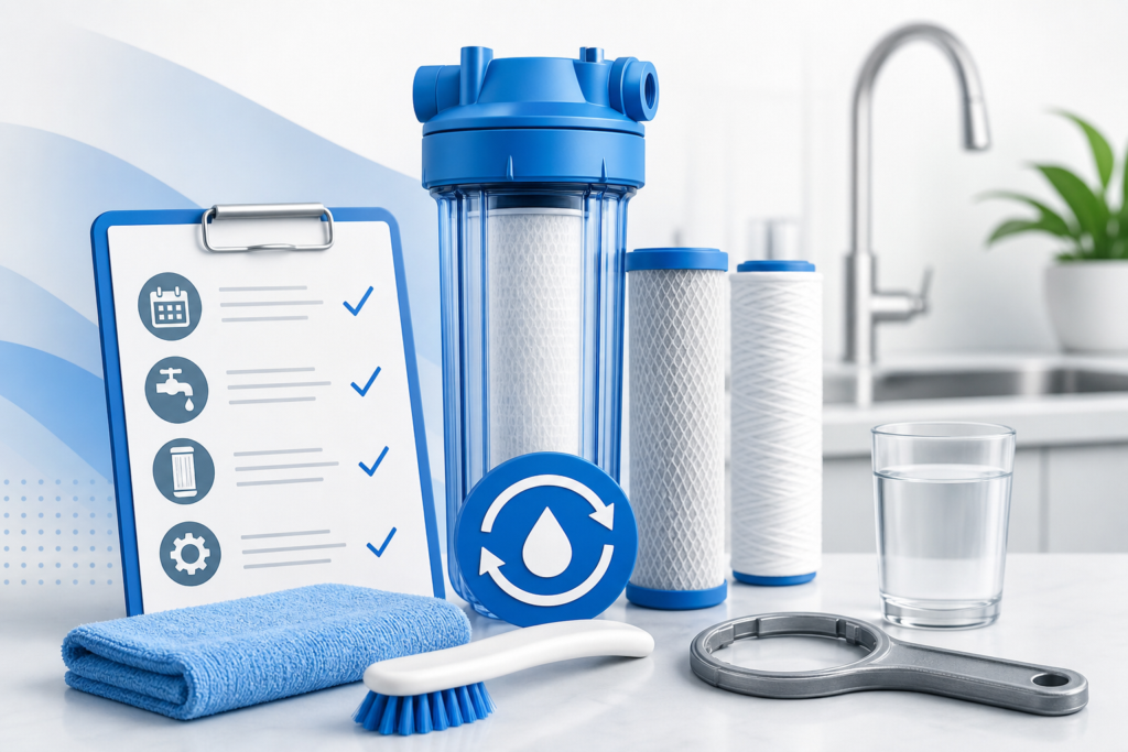 Water Filter Maintenance Guide: What to Clean, Replace, and Check Every Year