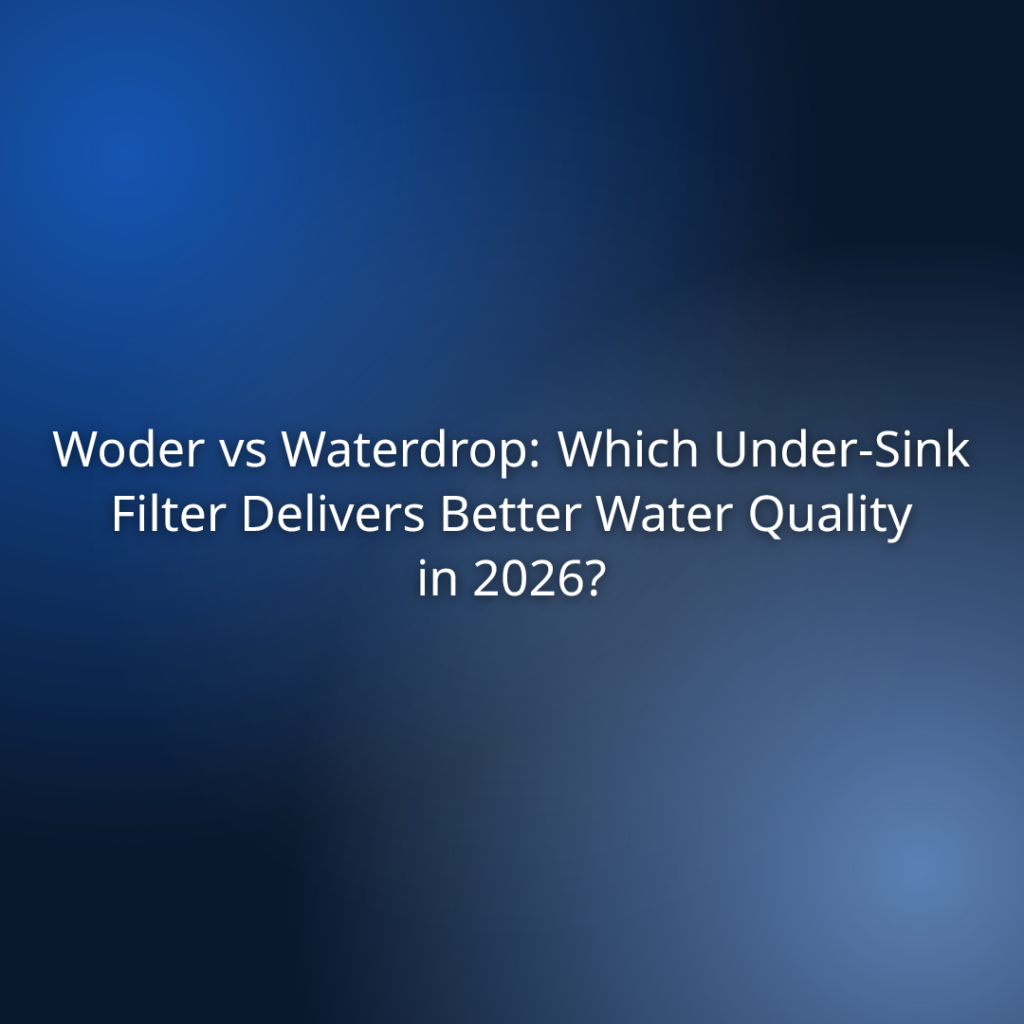 Woder vs Waterdrop: Which Under-Sink Filter Delivers Better Water Quality in 2026?